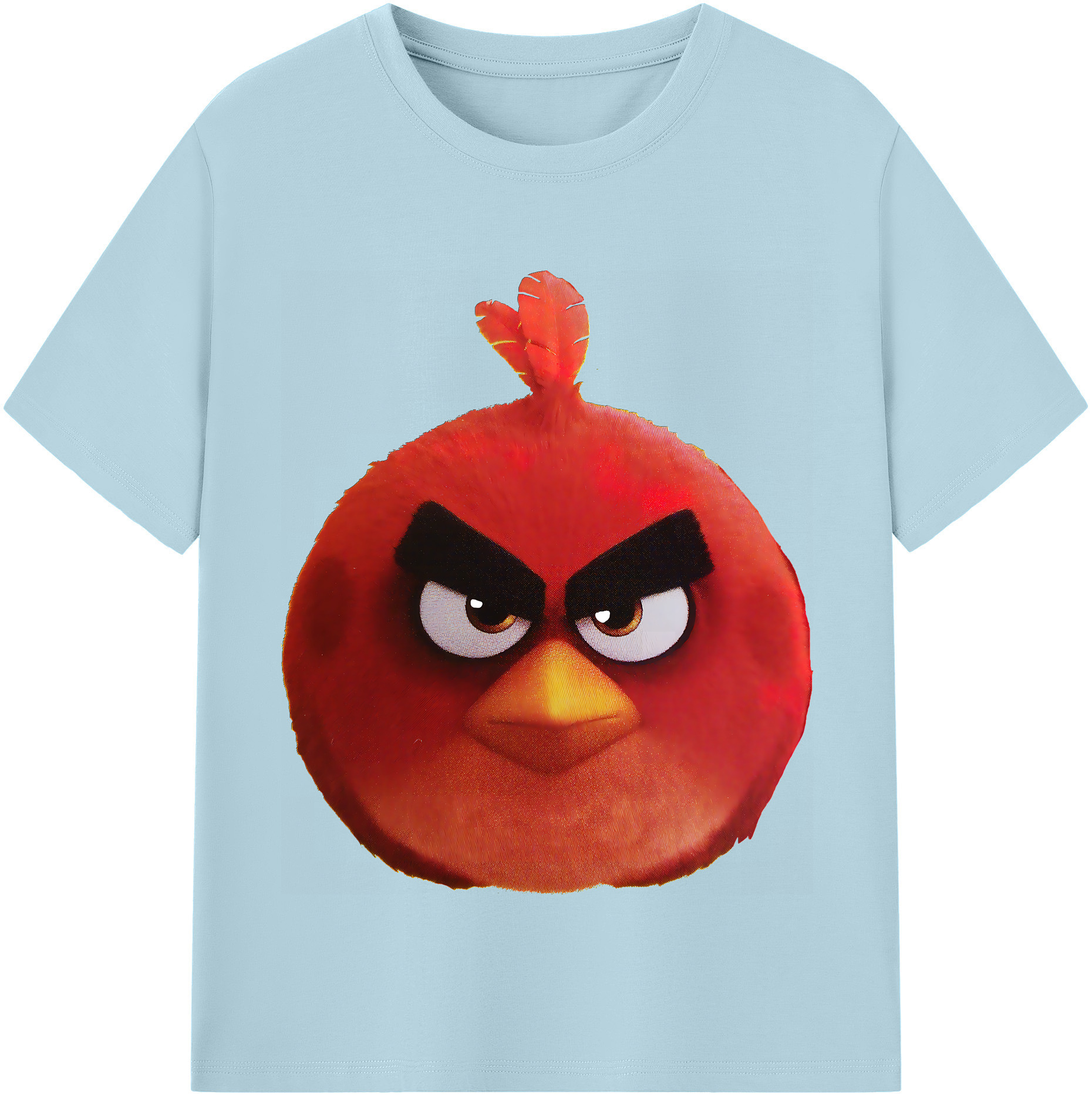 （画像用） Angry Birds アングリーバード 綿100％半袖Tシャツ（フロントプリント）